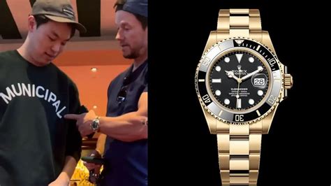 mark wahlberg denied rolex submariner|green rolex submariner celebrities.